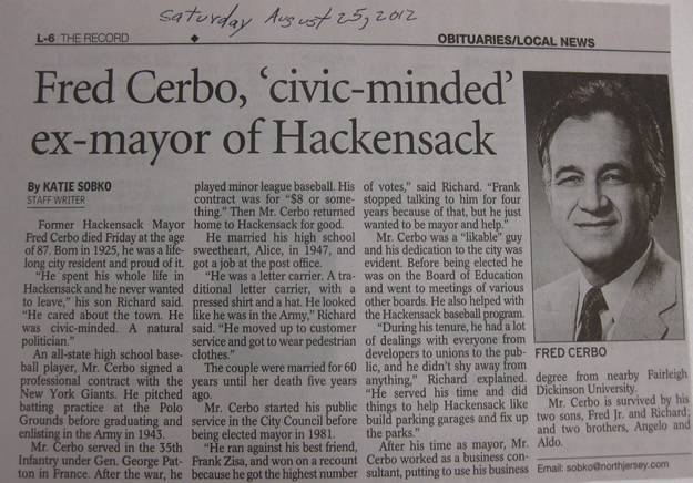 Fred Cerbo Civic Minded